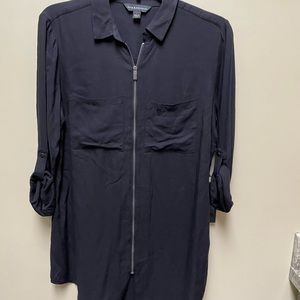 Rock & Republic Long Black Tunic Top